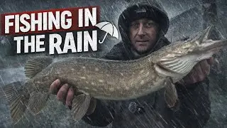 Fishing in the rain for pike 