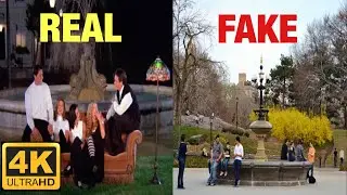 Walking Fake Friends Fountain NYC Central Park