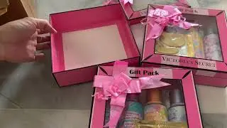 Unboxing Original Victoria@Secret 4in1 Gift Box Set With Free PaperBAG