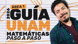 Resolviendo Matemáticas de la Nueva Guía UNAM 2026 en Vivo | Área 1