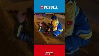 Aksaray&rsquo;da buzlu yolda kayarak devrilen motosikletin s&uuml;r&uuml;c&uuml;s&uuml; yaralandı