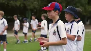Cricket practice at Grimwade House | A Melbourne Grammar School moment
