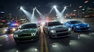 HELLCATS, SCAT PACKS & CAMAROS TAKE OVER THE HIGHWAY | IRL NEED FOR SPEED MOST WANTED