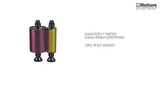 Evolis R3011 YMCKO Colour Ribbon 200 Prints R EV YMCKO