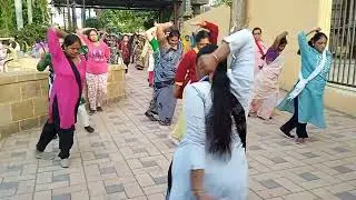 Hum to Tere Aashik hai sadiyo Purane song yoga #yognrutya #yogadance #weightloss @instagram