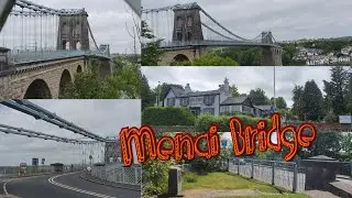 Menai Bridge In Bangor... sea view from upper Bangor.