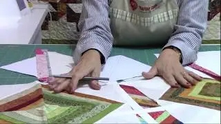 Tutorial Bloco em Paper Piecing.