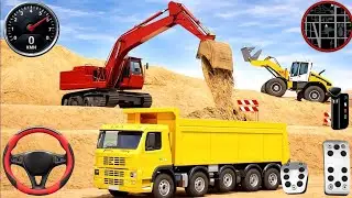 Real City Construction Simulator 3D - City Road Builder Excavator Trucks - Android Gameplay 