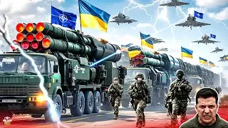 Today! 100,000 Tons of NATO Weapons Arrive in Kyiv... Destroyed by Russian Stealth Tank - ARMA 3