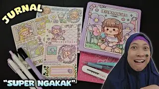 Jurnal Bercerita Lucu - Dekorasi Journal Peri 😄 Asti Kunyit - Bunda Aqilla Eps 323