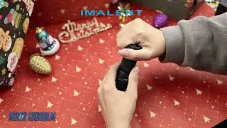 MS03 13000 Lumen Flashlight Christmas Unboxing & Beam Show! Festive Lighting Demo