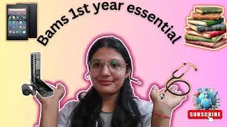 BAMS👨&zwj;⚕️👩&zwj;⚕️ 1st Year Essentials✨ Every Student#bams #bams1styear #ayurveda #neet #essentials