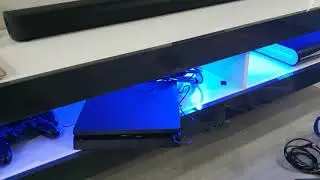 PS4 connected to soundbar TV and Projector