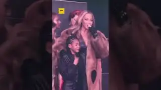 Beyonce daughter Rumi gets emotional during 