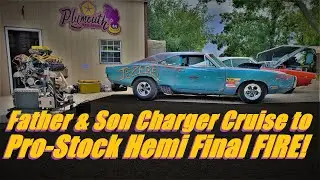 16 Plug 1970s Pro Stock Hemi LAST RUN @ All Mopar Car Show