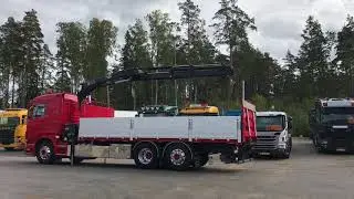 Lastbil SCANIA G360 med kran och lyft