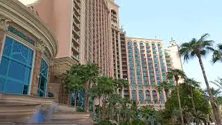 Atlantis Hotel Palm Jumairah Dubai at Bustling 51 Degrees Celcius Desert Sun