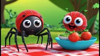 Little Miss Muffet Buttercup Meadow Picnic | Nursery Rhyme | Kids Song | Classic Fun Rhyme