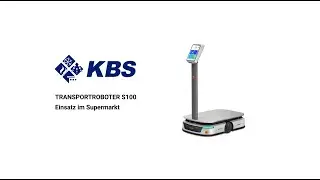 Transportroboter S100 - Einsatz im Supermarkt