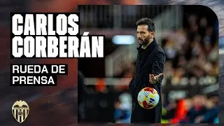 RUEDA DE PRENSA DE CARLOS CORBERÁN POSTERIOR AL VALENCIA CF - ATHLETIC CLUB