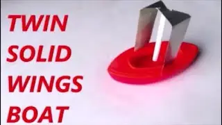WORLD PATENT NOVELTY First fighter boat over endless box hydrofoil for high payload