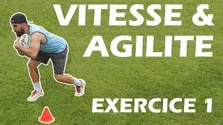 VITESSE & AGILITE - Rugby - Exercice 1