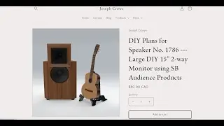 DIY Plans for Speaker No. 1786 --- Large DIY 15