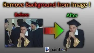 HOW TO REMOVE BACKGROUND FROM an IMAGE FOR FREE - Paint.net