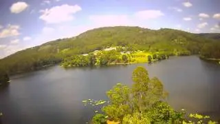 hubsan spyhawk h301f over dam