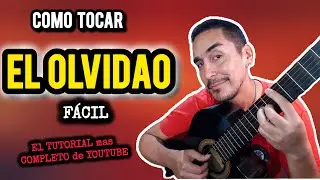 EL OLVIDAO / OLVIDADO FÁCIL  🎸🔥 ACORDES, RASGUEO, PUNTEO a una SOLA GUITARRA 💪😎🎸 #clasesdeguitarra