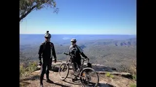 Narrow Neck Trail, Katoomba on Mountainbike