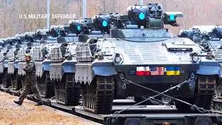 MASSIVE DEPLOYMENT: Thousands of US-NATO Tanks Arrive at the Polish-Ukrainian Border to Face Russia