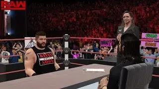 Kevin Owens & Seth Rollins Universal Championship Contract Signing (WWE 2K RAW 10/3/16 Custom Story)