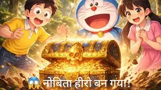 🛑 नोबिता बना असली हीरो 😱 | Mystery Island Adventure | Doraemon Emotional Story