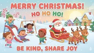 🎄 Merry Christmas Cartoon for Kids | Santa & Friends 🎅 | ToonKunst