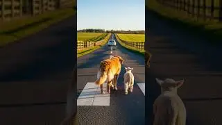 Tiny Hero on Duty:Golden Retriever Safely Rescues Lost Child #dogrescue #goldenretriever #hero