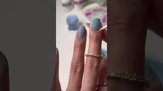 Dip powder kit with sparkly glitters for diy nails #saviland #diynails