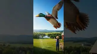 The Farmer and His Giant Duck