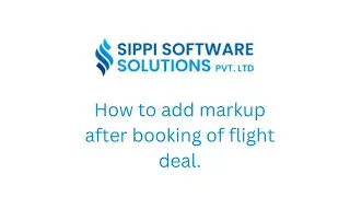 Adding markup after booking of flight deal.