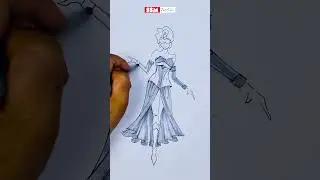 Creating a Stunning Couture Gown Sketch | SSM Fashion