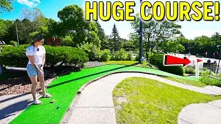 We Found A HUGE Pirate's Cove Mini Golf Course!