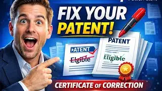 Post Grant Amendments  Certificate of Correction Basics