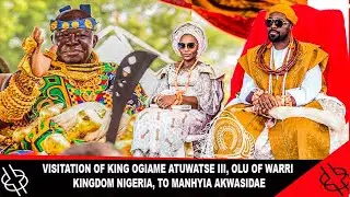 VISITATION OF KING OGIAME ATUWATSE III, OLU OF WARRI KINGDOM NIGERIA, TO MANHYIA AKWASIDAE