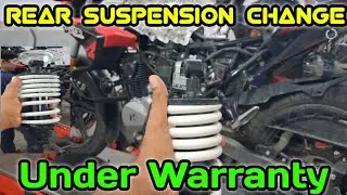 Rear Suspension Change In Under Warranty Full Detail Hero Xtreme 125R Must Watch 