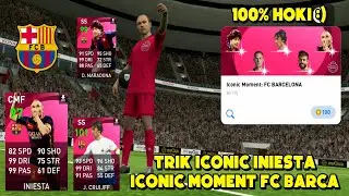 TRIK CARA MENDAPATKAN ICONIC JOHAN CRUIJFF INIESTA ICONIC MOMENT FC BARCELONA PES 2021 MOBILE