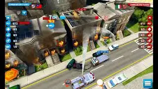 Emergency HQ, 1 v 1 Mission, Car accident starts fire, Level 52-53