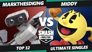 SWT NA Northwest Online Top 32 - Middy (Pac-Man) Vs. MarkTheSDking (ROB) SSBU Ultimate Tournament
