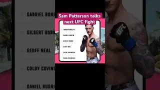 Who should Sam Patterson fight next? 🤔 #UFC #SamPatterson