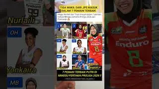 TIGA WAKIL DARI JPE MASUK DALAM 7 PEMAIN TERBAIK #shorts #megawatihangestri #jpe #proliga2026