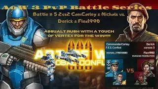 AOW3 Pvp series 2v2 Battle Confed vs Resistance #PVP #2v2 #AOW3